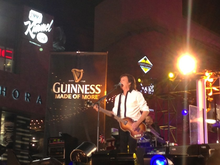 Paul McCartney at Jimmy Kimmel Live 9-23